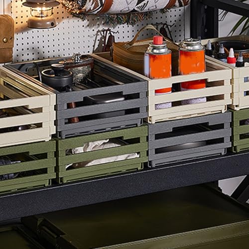 Boîte de rangement empilable en PP au design extensible et finitions durables - 7