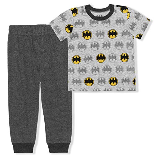 Batman Boys’ T-Shirt And Jogger Pants Set For Toddler And Little Kids – Grey #TOP6