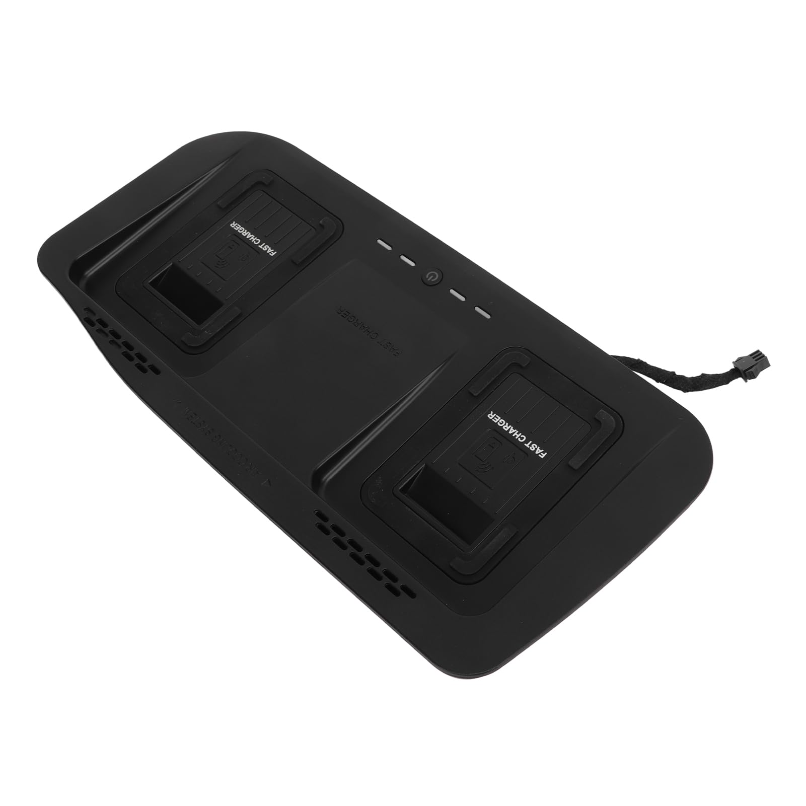 Caricatore wireless con console centrale XTEVU, strumento di ricarica a doppia telefono cellulare, compatibile con Highlander 2020-2022, sostituzione di ricarica da 15 W