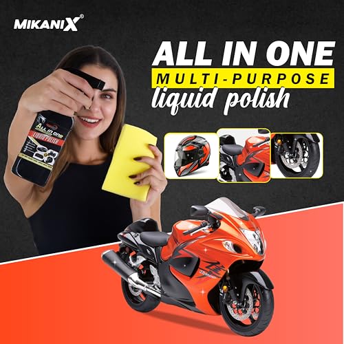 MIKANIX Chain Cleaner + Lube + Polish Combo 550ml Pack of 4 - Image 3