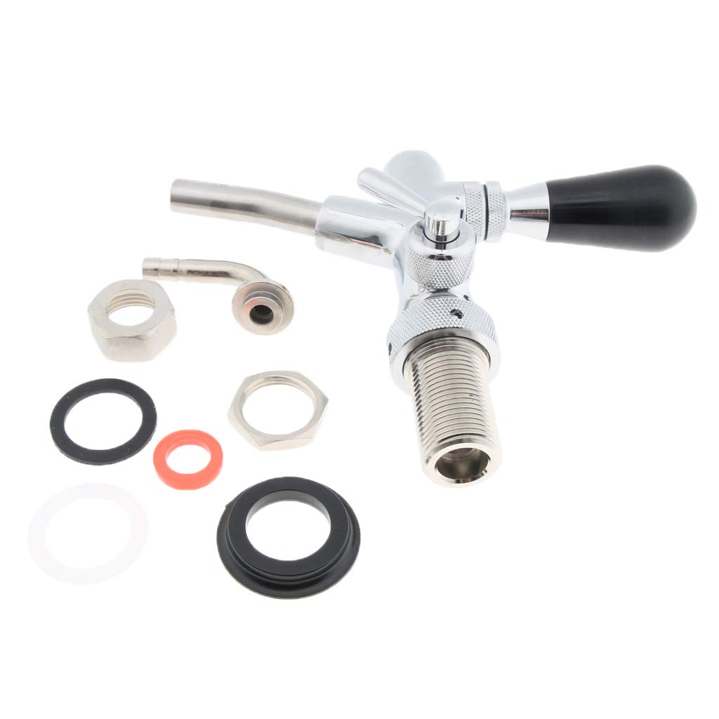 ビールコック(シルバー Amazon｜Homyl ビールサーバースイッチ 生ビール蛇口 クロームメッキ