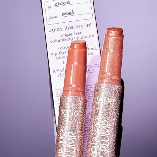 Image of tarte maracuja juicy lip plump - Hydrating & Volumizing Lip Plumper Gloss Balm with Nourishing Hyaluronic Acid & Vitamin E, Plumps & Moisturizes, Vegan & Cruelty-Free
