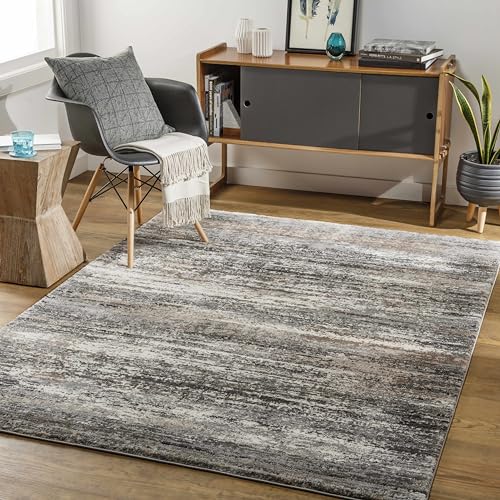Tapete decorativo Hauteloom 7'10" x 10', gris miniatura 7