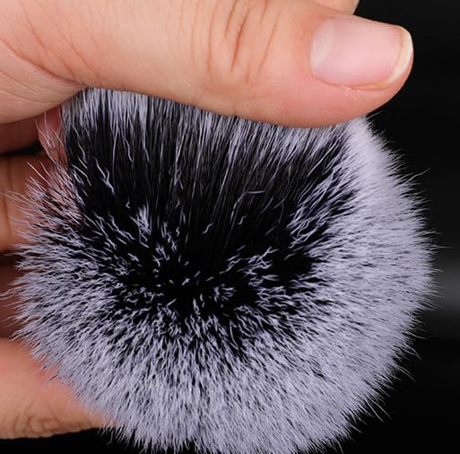 Friseursalon-Bartbürste, Rasierseife, schäumendes Nylon, Reinigung, weiches Haar, Harz, Rasierschaum-Gel-Bürste, 3 Stück