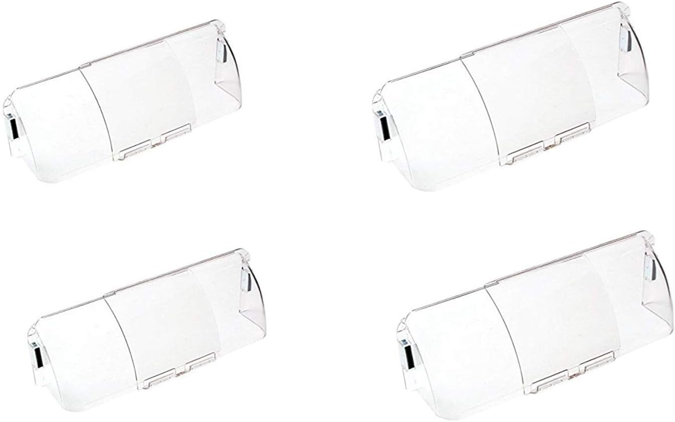 HD7 Premium Unbreakable Air Deflector, 2 Piece (4 Pack Bundle)