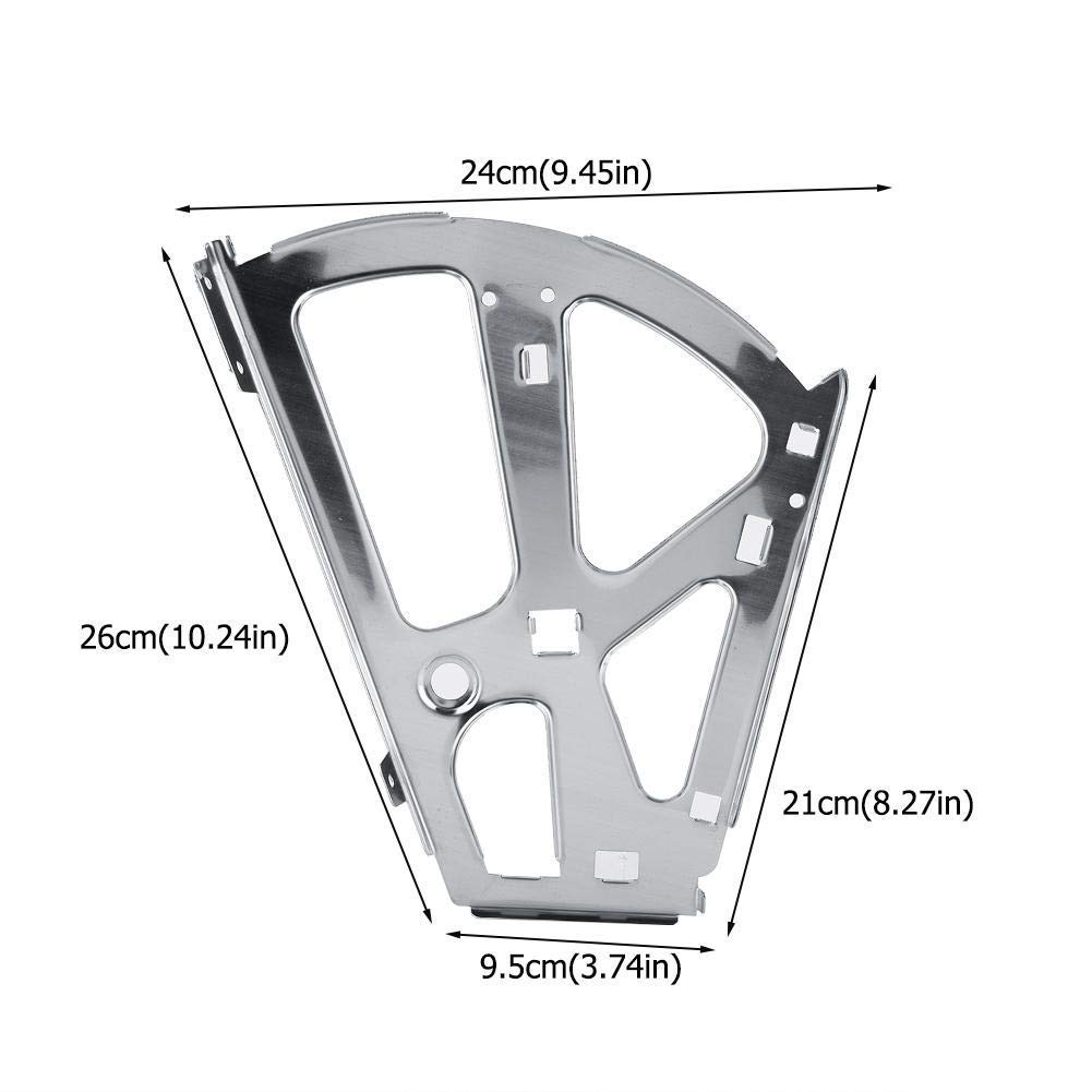 Bisagras de acero inoxidable para cajones de zapatos, 2 piezas, accesorios de repuesto para estante de Turing (2 capas)