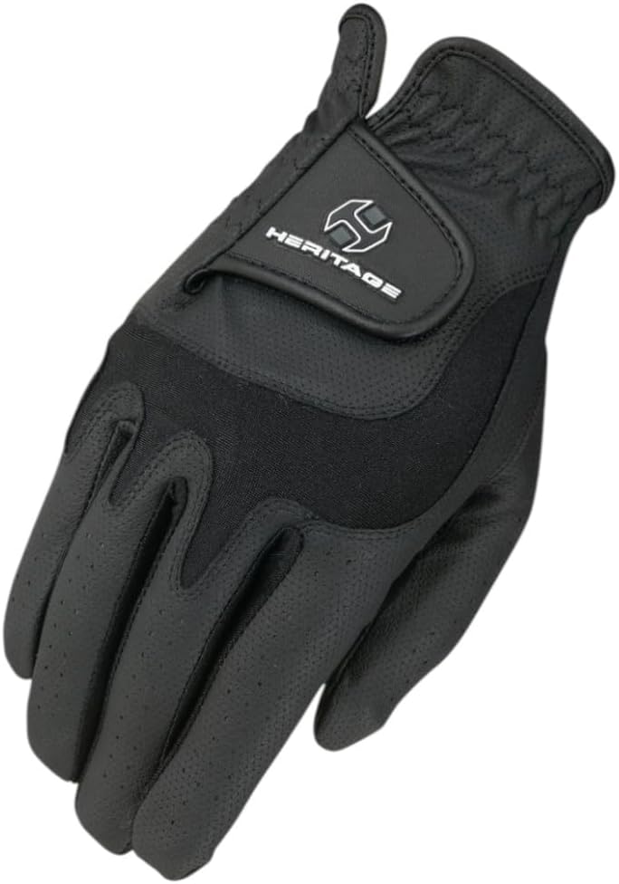 Heritage Elite Show Gloves, Size 11, Black