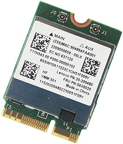 BCM94352Z BCM94352 BCM4352 FRU: 04X6020 NGFF 867Mbps 802.11AC Bluetooth 4.0 Wlan Card for IBM Y50-70-80/Y70-70-80 YOGA2