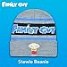 Family Guy Stewie Knitted Acrylic Cuffed Beanie Hat, Heather Grey, One Size