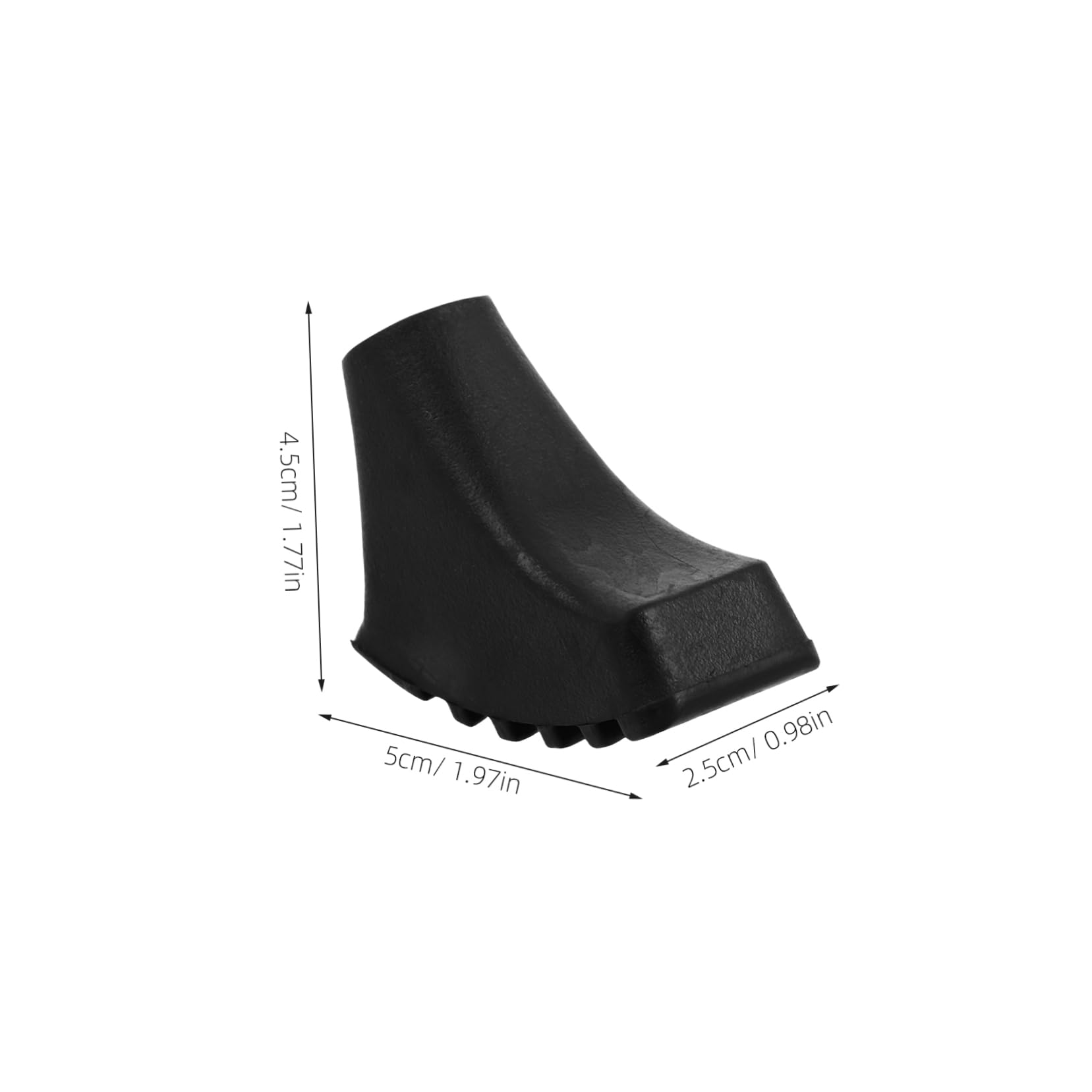 HONMEET Hiking Pole Replacement Caps Trekking Pole Caps Nonslip PVC Base Pads Walking Cane Protectors for Hiking Camping