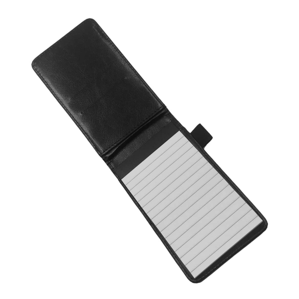 Gadpiparty 10 Pièces Carnet de Notes Portable Noir Planificateur de Bureau Multifonction PU avec Emplacement Stylo Organiseur Professionnel pour Tâches et