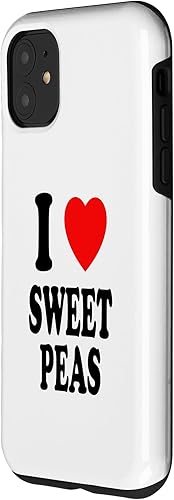 Vista 11 de iPhone 12 mini I Heart (Love) Sweet Peas Gardening Botany Botanist Case