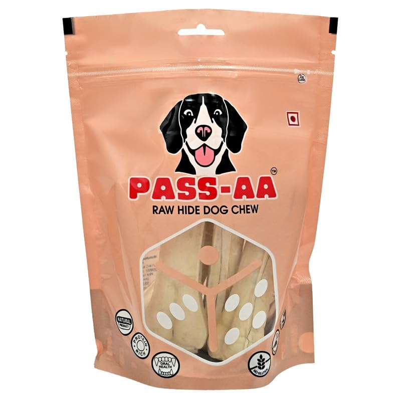 PASS-AA Healthy Delicious All Natural Pressed Dog Chew Bones 5 inch Rawhide Pressed Bone Calcium, Treats for Dogs,Young Adult Dog Treat & Dog Food, All Life Stages Pack of 4 (B0CZF2G1QL) Amazon Price History, Amazon Price Tracker