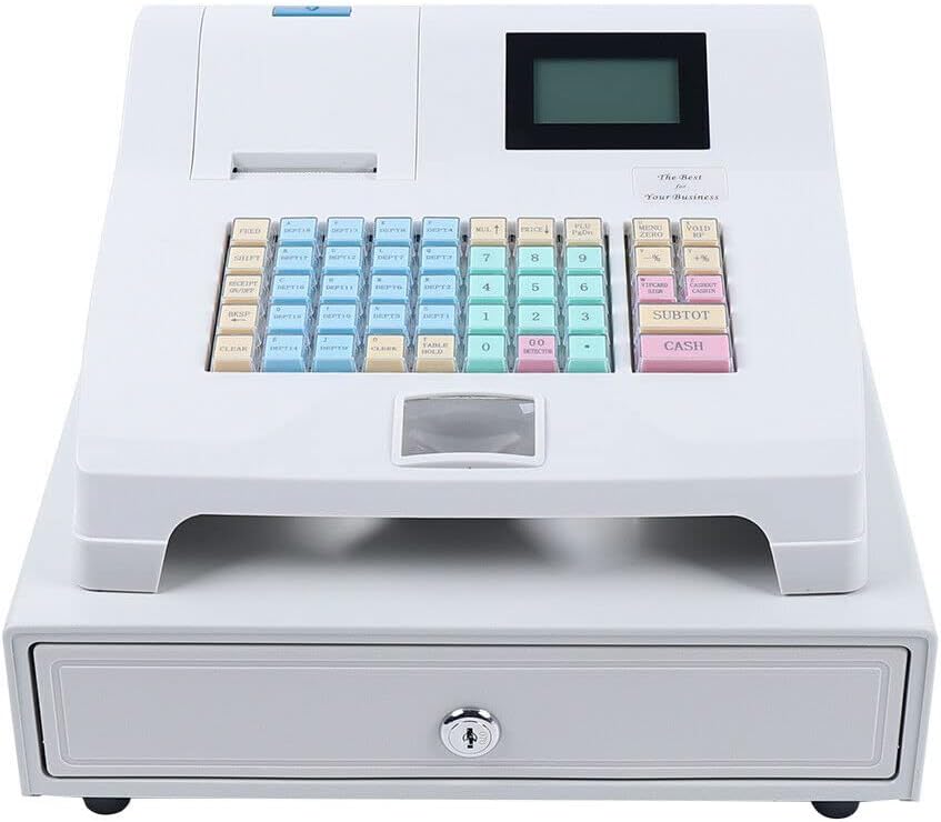 48 Keys Electronic Cash Register with Flat Keyboard and