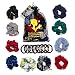 YOUR DAUGHTER will LOVE Hair Scrunchies for girls. So many colorful hand made Soft Scrunchies for hair, Cute Scrunchie with gold Charms. Strong Scrunchie Pack, Black hair ties QUALITY not QUANTITY