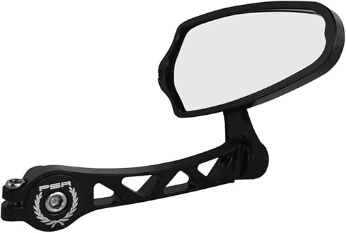 POWERSTANDS RACING Felipe Classic - Espejo retrovisor anodizado negro 00-00211-22