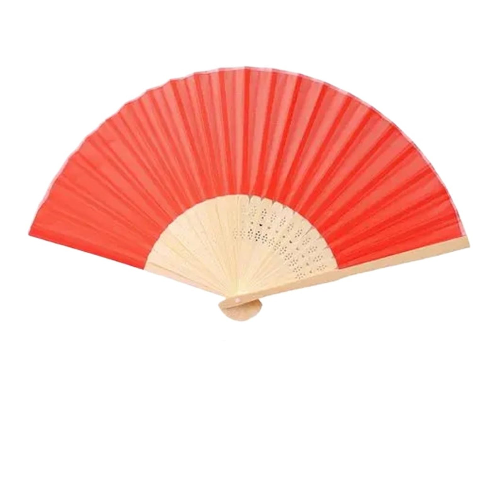 30 Stück Handfächer, Hochzeitsfächer, Vintage-Fächer, Hochzeitsbevorzugung Für Haushalt Wohnen(Orange)