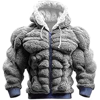 Generisch Sudadera con capucha para hombre de gran tamaño con