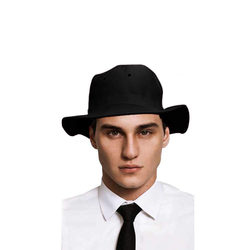 MAGIC Men's Cricket Umpire hat/Cap for All Sports rellated Activities (Black)