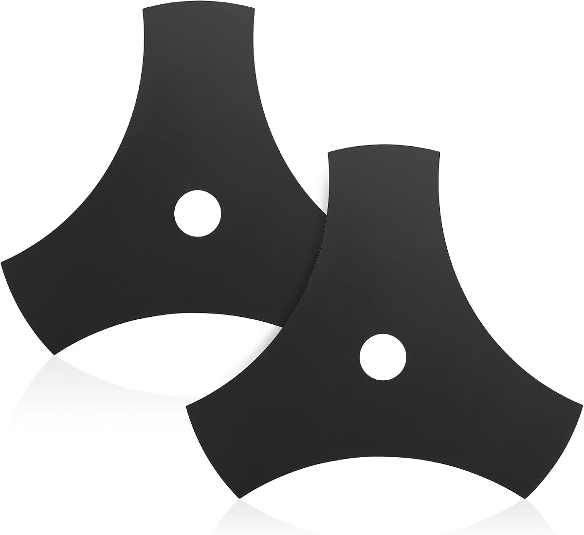 AC04105 8" Tri-Arc Brush Cutter Blades Compatible with Ryobi Expand-It Brush Cutter Attachment RY254BC RYBRC77 RY40255-BRC, 958-435 Replacement Reversible Blades for Weed Wacker, 2 Pack