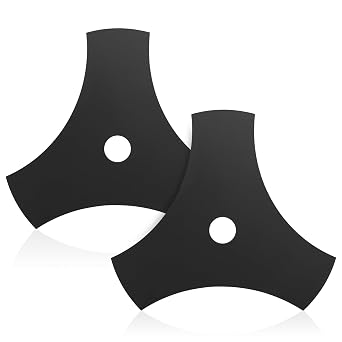 AC04105 8" Tri-Arc Brush Cutter Blades Compatible with Ryobi Expand-It Brush Cutter Attachment RY254BC RYBRC77 RY40255-BRC, 958-435 Replacement Reversible Blades for Weed Wacker, 2 Pack