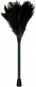 Espanador De Pó Poeira Penas Naturais De Avestruz 60 cm