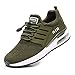 Running Baskets Homme Femme LéGèRes Chaussures De Course Respirante Basquettes Sports Sneakers Coussin d'air Jogging Fitness Gym Green42