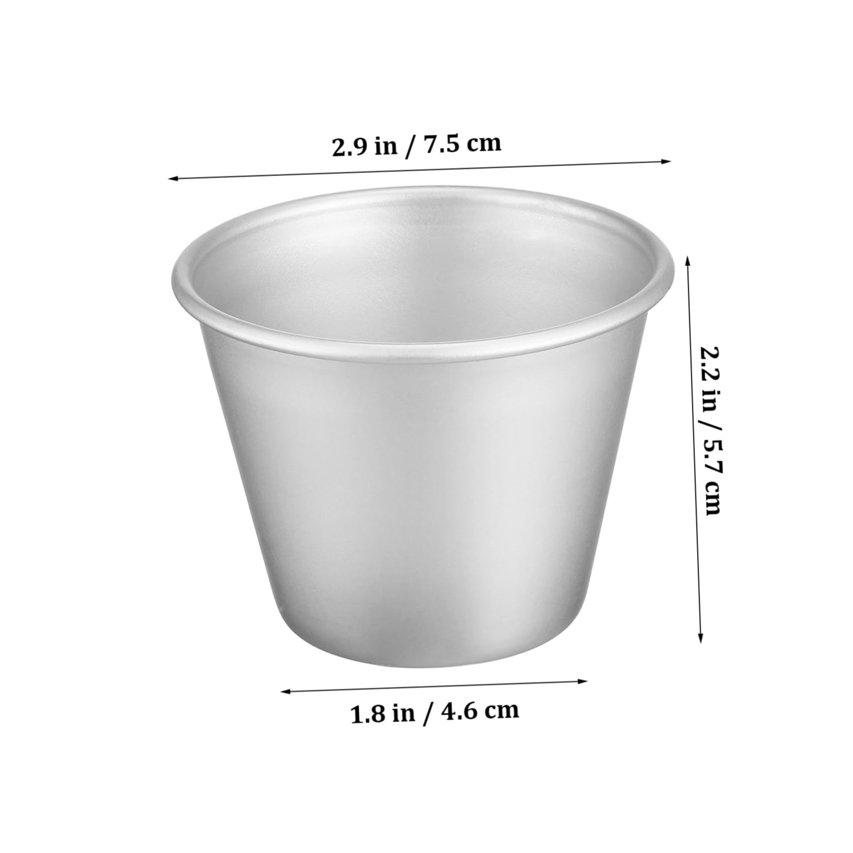 Cabilock Lot De 5 Moules À Muffins Antiadhésifs 8 Pièces X 5