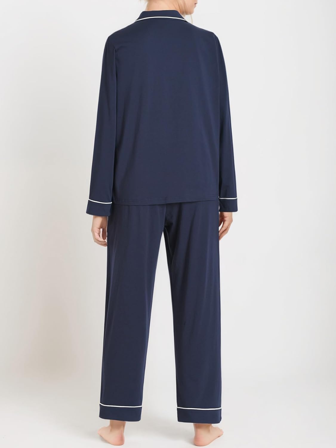 Women's Petite Cotton Pajama Set Petite Length Pjs - Image 2