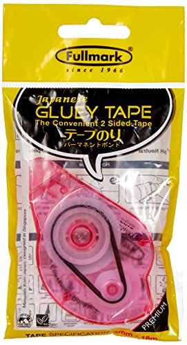 Fullmark Glue Tape Adhesive Roller/School Crafter's Tape Model C Pink,10 Pack + 2 Free Extra Adhesive Roller Worth 6.99 Each #TOP1
