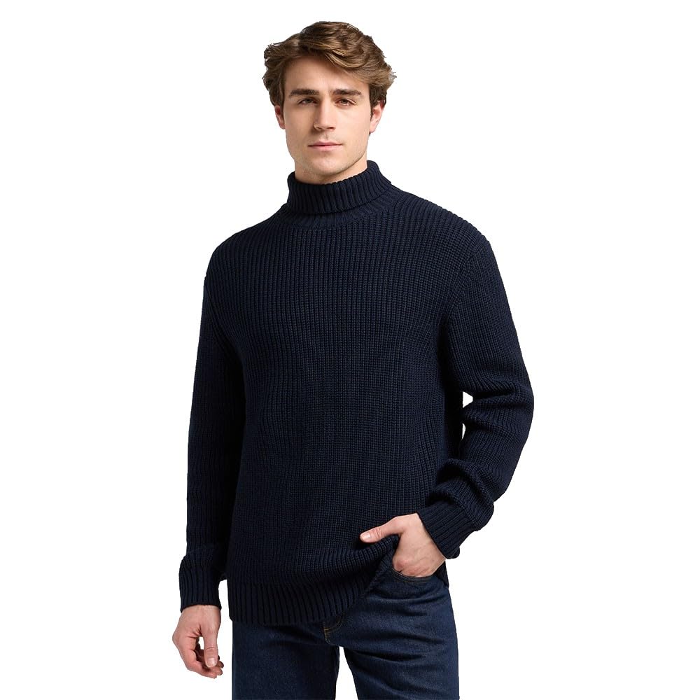Lee Heavy Turtle Neck Felpa Uomo (Pacco da 1)
