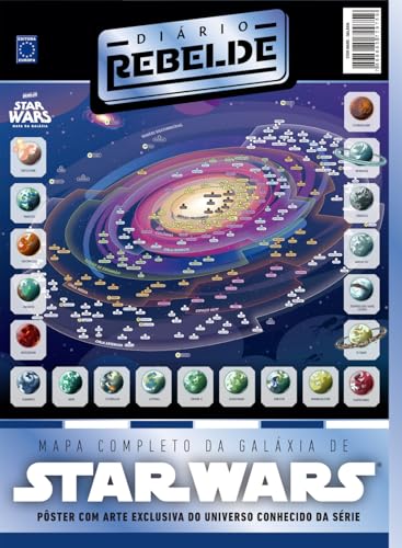 Pôster Diário Rebelde - Star Wars: Mapa Completo da Galáxia