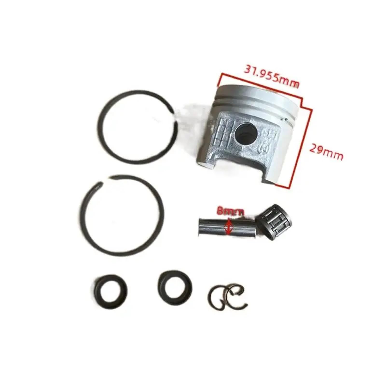Accessori Kit Fascia Elastica da 32 mm 510 03 68-01 Adatto for 522 522L 522HS 522HD 522HS75S 522HD60S Parti di Macchine for siepe Verde