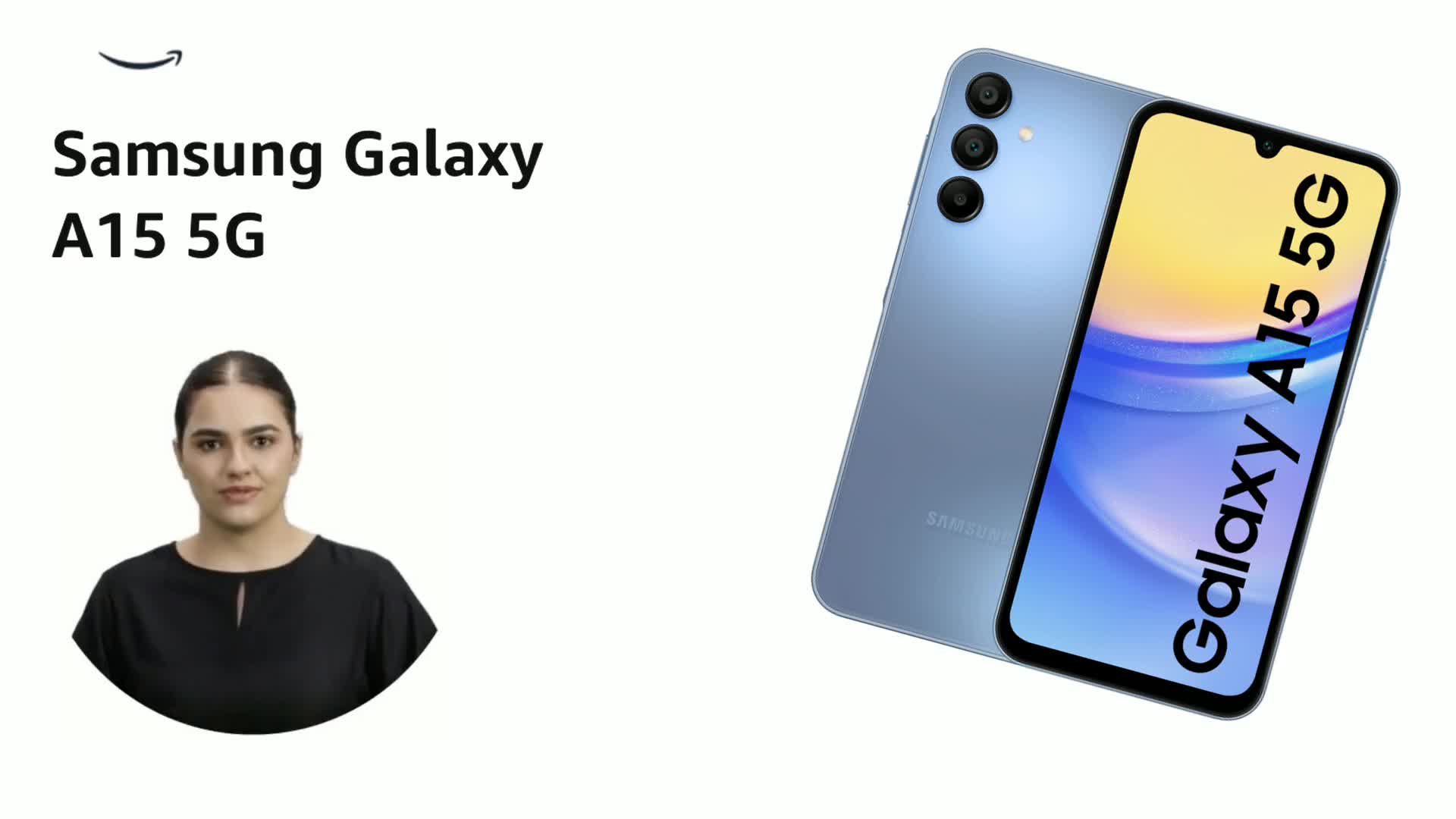 Samsung Galaxy A15 5G (Blue, 6GB, 128GB Storage) | 50 MP Main