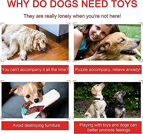 Image of Dog Toy Set - Tail, Chew, Puppy Teething, Rope, Squeaky Toys for Small to Medium Dogs (Pack of 6)