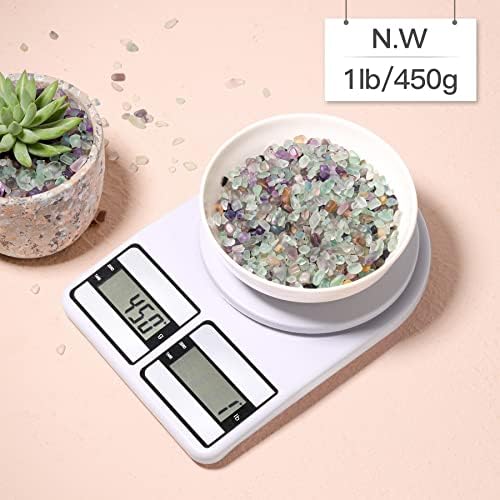 T4U Crystal Chips Stone Crushed Quartz Glass 1LB - Fluorite Tumbled Gravel Small Decorative Pebbles Bulk, Mini Polished Rocks Pieces for Crafts, Vases Filler, Succulent Plants, Aquarium Gravel Rocks - 5