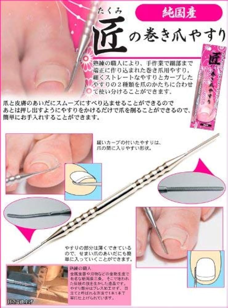 Amazon.co.jp: TAKUMI TOE-NAIL FILE 巻き爪ヤスリ : ビューティー