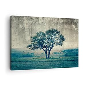 ARTTOR Lienzos decorativos árbol naturaleza campo Cuadro Sobre Lienzo Moderno 70x50cm Cuadros Decoracion Salon Dormitorio Cocina Cuadros Pared Imágenes Wall Art Prints Decor Canvas AA70x50-3627