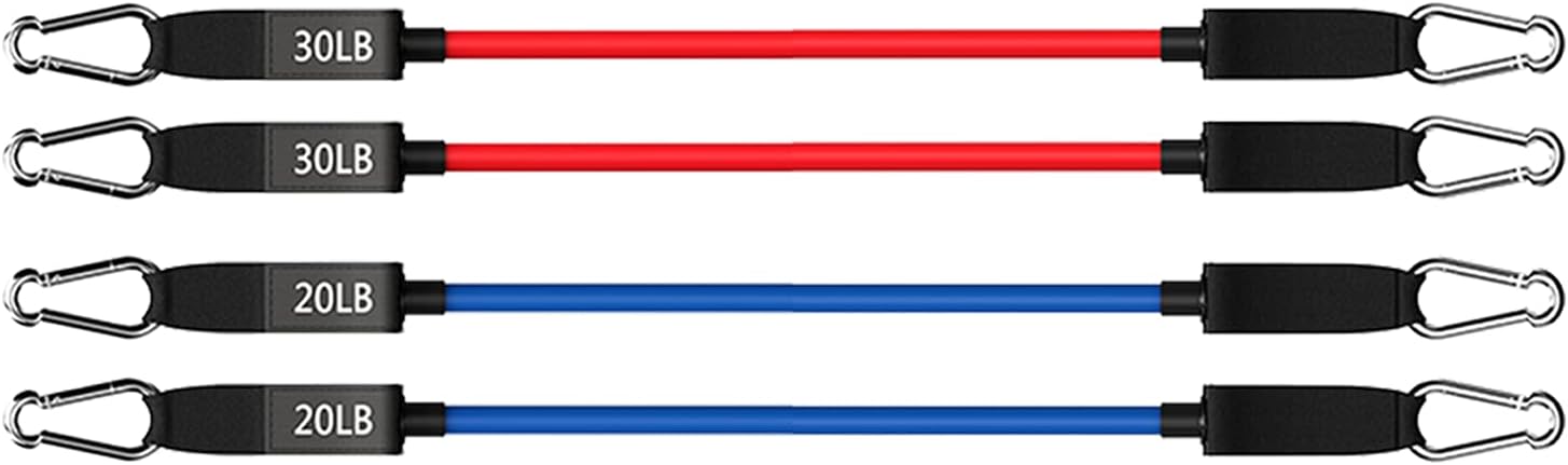 Sportneer Pilates Exercise Stick Kit with 4 Resistance Bands, Pilates Bar with Foot Strap for Full Body Workout, Home Workout Equipment for Women and Men : Sports & Outdoors