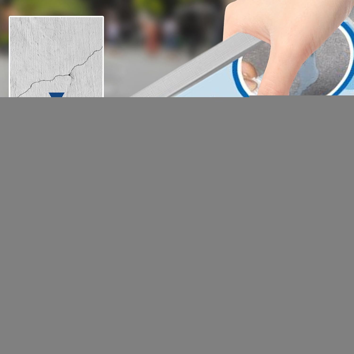 Concrete Filler | Sidewalk Crack Filler - Adhesive Sealant Foundation Hole Fixing for Construction Exterior Interior Landscaping Driveway Outdoor