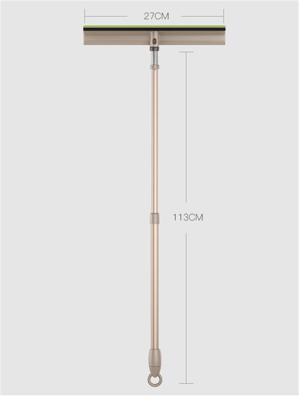 Duschabzieher, Einstellbar 3-in-1-Fensterreinigungsset, Gummi-Scheibenwischerblätter Rillenpinsel for Bad, Küche Und Auto (Color : B)