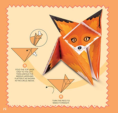 Origami For Kids: 20 Projects To Make Plus 100 Papers To Fold (Happy Fox Books) Fun And Creative Paperfolding Kit With Easy Fold Lines And Instructions For Bunnies, Crabs, Bugs, Dogs And More #TOP6