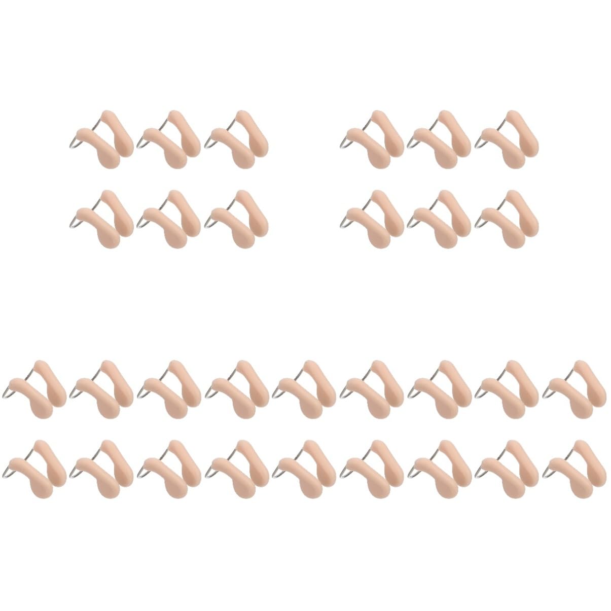 Toyvian Nasello da Nuoto Nuotatori Tipo Clip di Protezione del Naso Nasale Protettore Pincher Naso per Il Nuoto Stringinaso Impermeabile Nasello Nuoto Beige