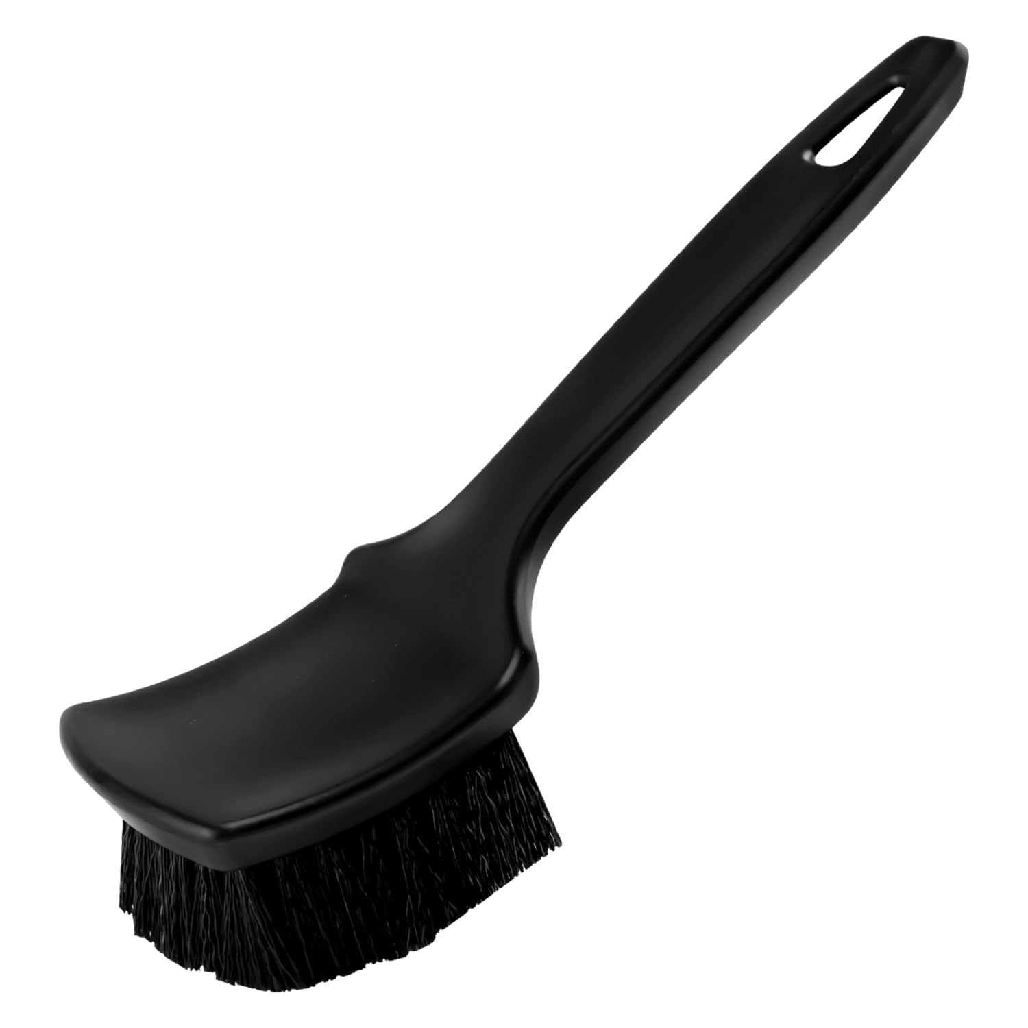 Gaomumu Heavy Duty Car Wheel Cleaning Brush, Ergonomic Non-Slip Handle Brushes, Efficient Dirt Removal Durable PP Material Bristles, Suitable for Automotive Tires and Rims & Home Use