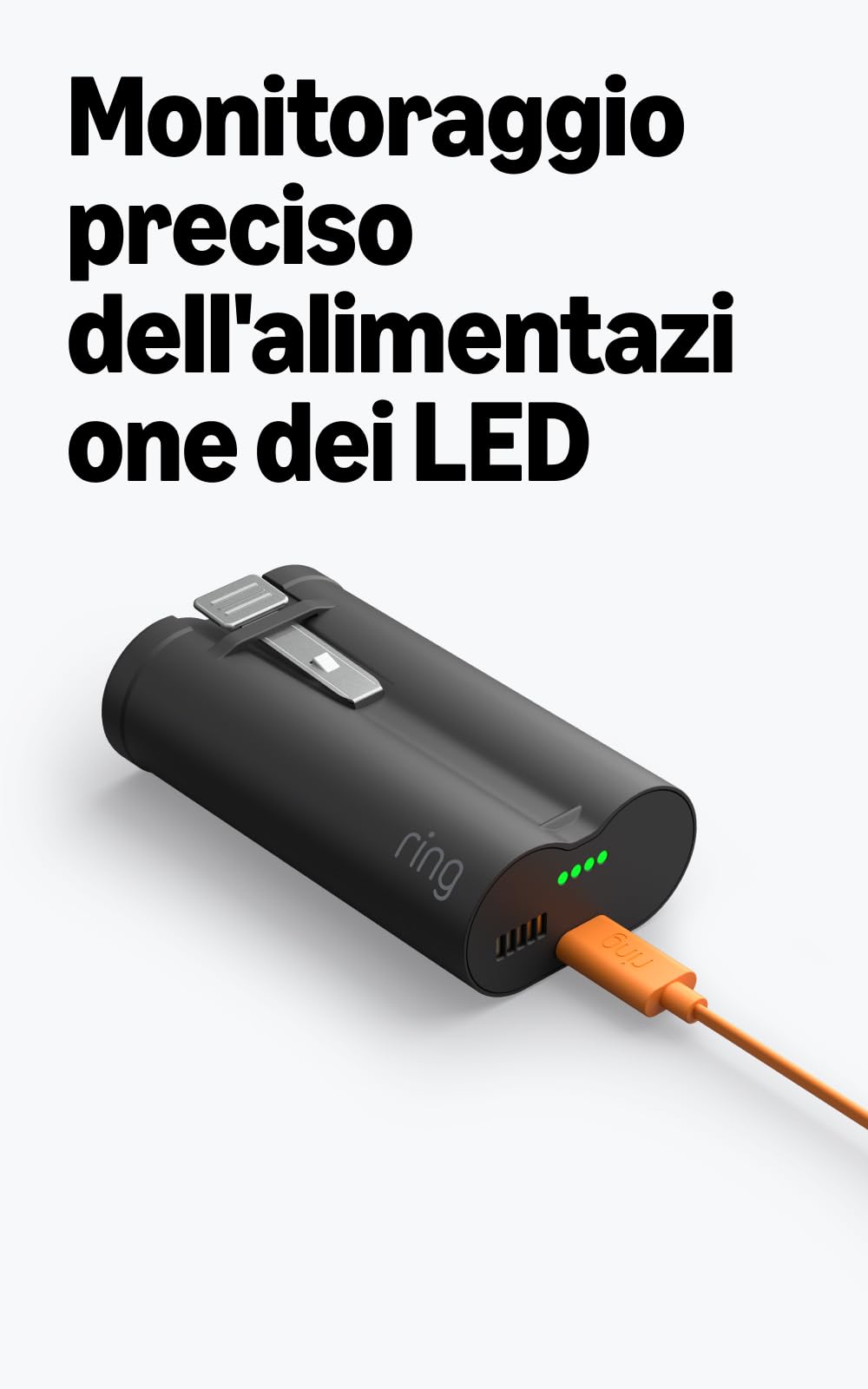 Ring Batteria ricaricabile a sgancio rapido Ultra: compatibile con Battery Video Doorbell Plus (2ª gen.), Battery Video Doorbell Pro (2ª gen.)