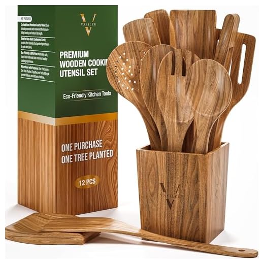 Vasilek Wooden Cooking Utensils Set