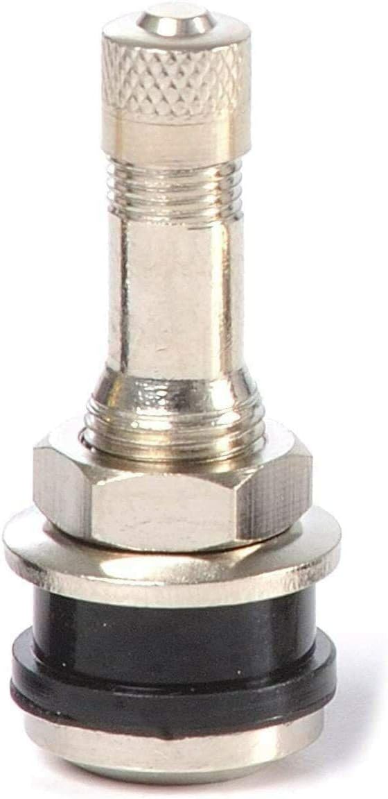 Replacement Parts For Octopus Brass 1/4" Tire Valve Stem TR-416 Snap in Rims Valve - 100 pcs Mod-K8B-1
