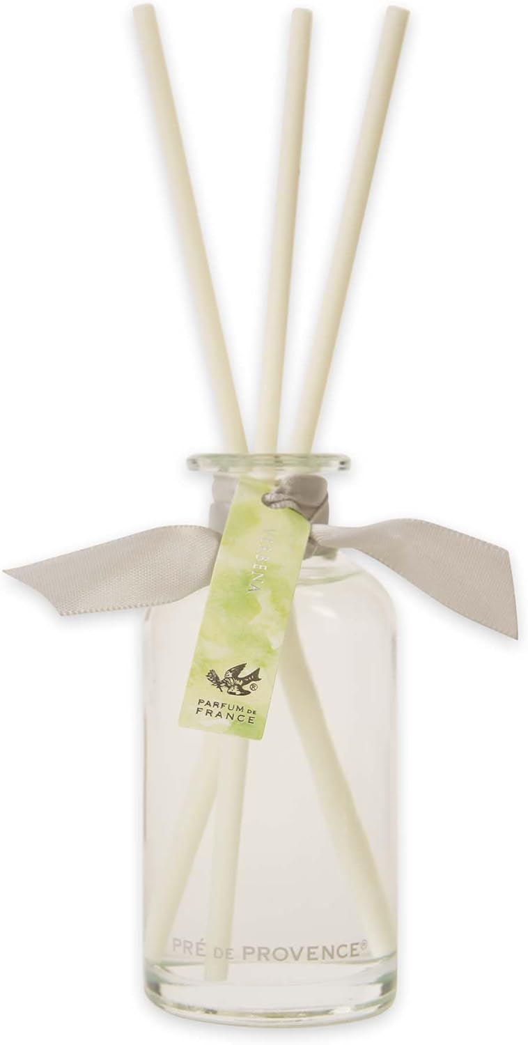 Pre de Provence Heritage Home Fragrance Collection Gentle Scents for Every Room, Reed Diffuser, 3 Fl oz, White Gardenia