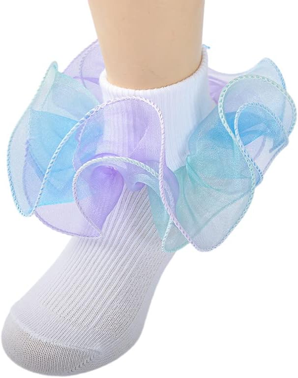 Miniatura 3 de Newborn Baby-girls Socks and Bow Infant Toddler Dress Socks