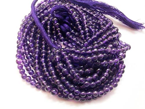 Améthyste violette authentique ronde de 7 mm pour composer un bijou personnalisé à offrir